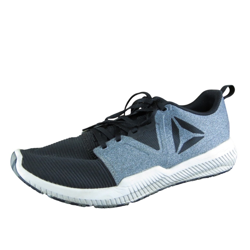 Reebok Hydrorush TR Men Sneaker‎ Shoes Size 9 Medium Black Fabric Lace Up